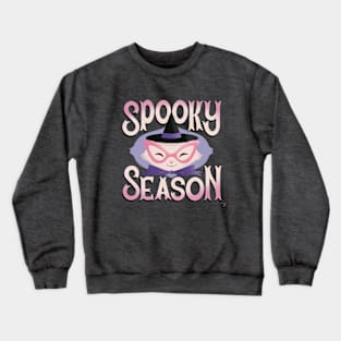 Spooky Season Cat Witch Crewneck Sweatshirt